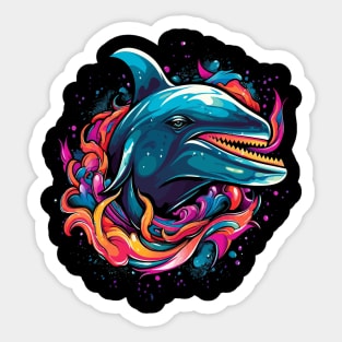 Dolphin Smiling Sticker